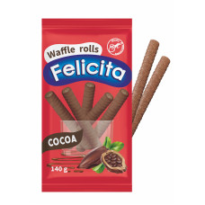 Вафельні трубочки «Felicita» з шоколадною начинкою