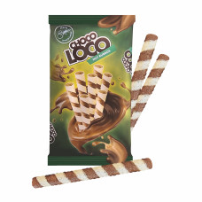 Вафельні трубочки “Choco Loco” зі смаком горіха